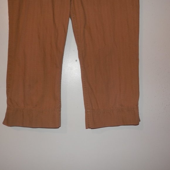 J Jill 16 Camel Fawn Genuine Fit Capris Pants H421 - Picture 5 of 8